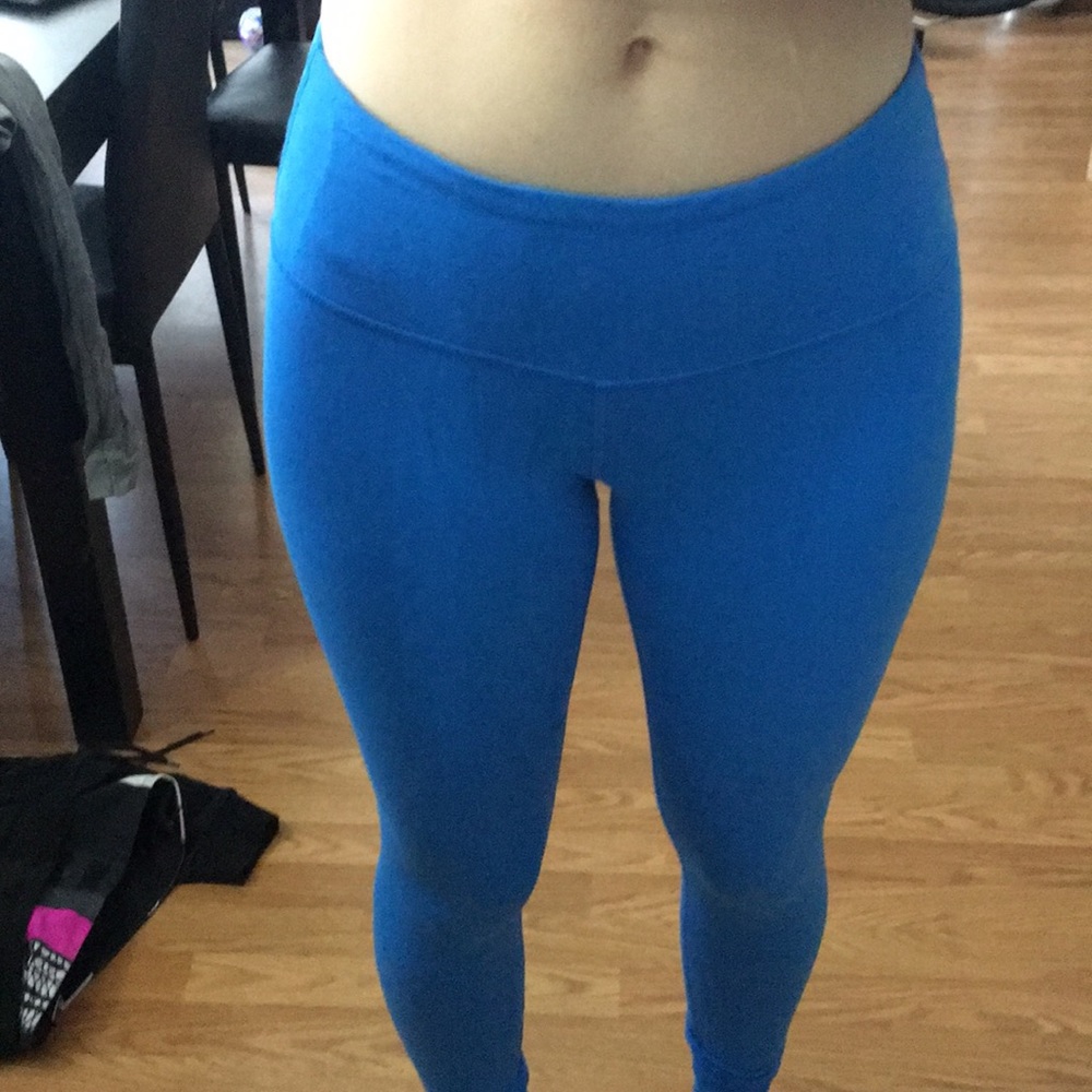 Lulu bright blue leggings